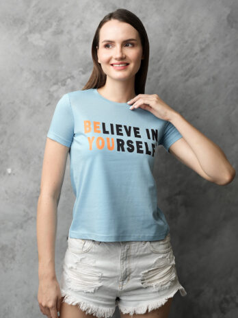 Be You Print T-Shirt for Girls
