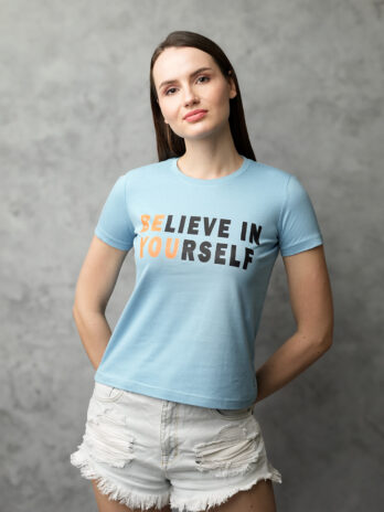 Be You Print T-Shirt for Girls