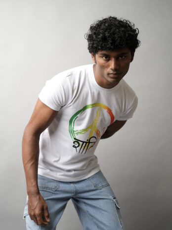 Shanti print T-shirt for men