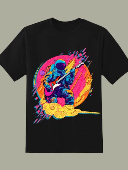 Astro Music Print T-shirt for men