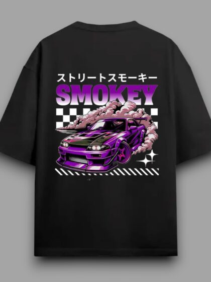 Speed Demons Printed Oversized Half Sleeve T-shirt for Men